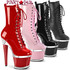 Pleaser | SPECTATOR-1040, 7" Textured Platform Ankle Boot