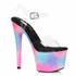 709-VANESSA, 7" Pointed Stiletto Sandal Multi Color By Ellie Shoes