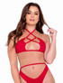 Roma R-6134 - Red Criss-Cross Bikini Top