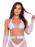 R-6080 - White Stars Bikini Tie-Top By Roma