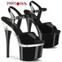 Pleaser ESTEEM-709, 7" Heel 3" Platform Ankle Strap Sandals Pleaser ESTEEM-709, 7" Heel 3" Platform Ankle Strap Sandals