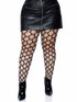 LA-9331X, Plus Size Pothole Net Tights by Leg Avenue