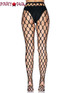 Leg Avenue LA-9713, Rhinestone Pothole Net Tights back view