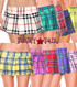 Music Legs ML-25074, Mini Plaid Skirt