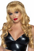 A2879, Curly Wig With Braid By Leg Avenue