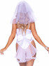 Bridal Babe Costume By Leg Avenue LA87129 Back View