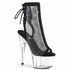 Adore-1018RM, Rhinestones Mesh Fabric Platform Boots By Pleaser USA