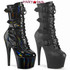 Pleaser | Adore-1046, Lace-up Mid-Calf with Buckles