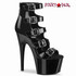 Pleaser Adore-700-33, Open Front Ankle Bootie