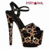 Ellie Shoes 709-CHAIN, Ankle Strap with Chain Print