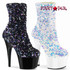 Pleaser ADORE-1042SQ, Sequin Ankle Boots