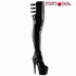 Pleaser | ADORE-3055, Thigh High Boots with Rear Buckles