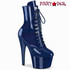 ADORE-1020GP, Royal Blue Glitter Ankle Boots