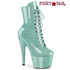 ADORE-1020GP, Mint Glitter Ankle Boots