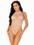 Leg Avenue LA89314, White Net & Snap Crotch Bodysuit