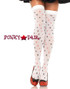 Opaque Poker card suits Stockings | Leg Avenue (6274)