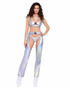 Roma R-6255 - Hologram Chaps with Belt Full View