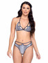 R-6317 - Snake Skin Keyhole Triangle Top Full View