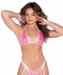 R-6009 - Hot Pink Sequin Bikini Top By Roma