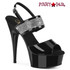 Pleaser DELIGHT-639, 6" Slingback Ankle Strap Sandal