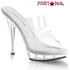 Fabulicious | LIP-102, Double Strap Clear Slide