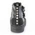 SNEEKER-225, Back View Creeper Sneaker with Pyramid Studs
