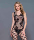 ML-1823, Rose Design Bodice Bodystocking