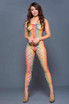 ML-1177, Strapless Rainbow Bodystocking