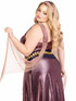 LA87173X, Plus Size Amethyst Goddess Back View By Leg Avenue