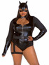 LA87191X, Plus Size Fierce Feline By Leg Avenue