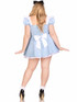 Leg Avenue LA87160X, Plus Size Storybook Alice Back View