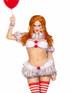 LA87155, Deadly Darling Clown Costume By Leg Avenue