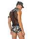 R-6175, Men's Sergeant Stud Army Costume Back View R-6175, Men's Sergeant Stud Army Costume Back View