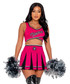 PB138, Playboy Hot Pink/Black Cheer Squad Costume