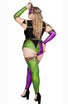 S2342X, Plus Size Carnival Cutie Costume Back View