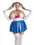S9018X, Plus Size Anime School Girl Costume By Starline