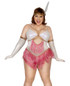 S2367X, Plus Size Rosé Flapper Costume By Starline