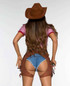 ML-71143, Sexy Outlaw Cowgirl Costume Back View