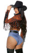FP-551556, Round 'Em Up Sexy Cowgirl Costume Back View