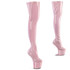 CRAZE-3000, 8 Inch Baby Pink Heelless Thigh High Boots