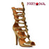 Ellie, 510-MEENA, 5" Gladiator Sandal with Snake and Jewel Details