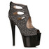 709-WENDY, 7 Inch Black Cutout Rhinestones Platform By Ellie Shoes