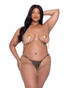 R-LI645Q, Plus Size Fringe Body Chain By Roma