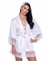 R-LI613, Lace Heart Embroidered Robe