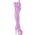 ADORE-3020GP, Lilac Glitter Thigh High Boot