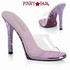 GALA-01DMM, 4.5 Inch Lavender Rhinestones Slide