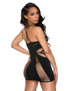 ML-60111, Criss Cross Back Mini Dress Back View