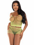 LA81662, Lime Net Tank & Boy short Set