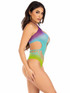 LA89328, Ocean Ombre Bodysuit Side View