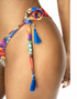 MA67053, Crotchet Print Underwire Bikini Set Bottom Close Up